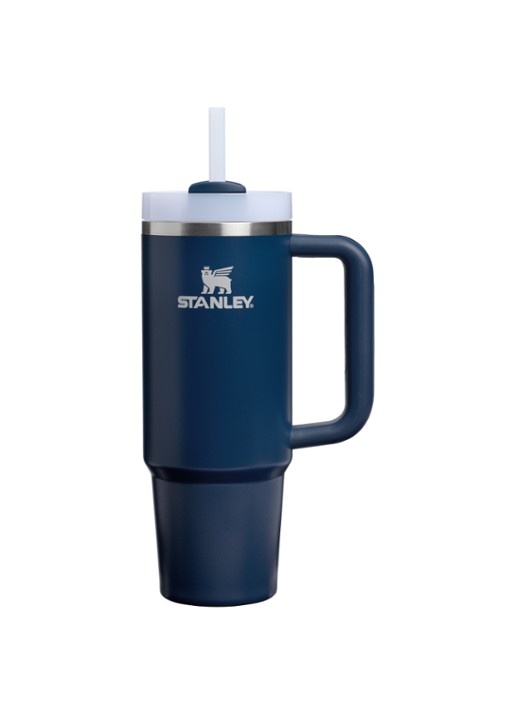 Stanley De Quencher H2.O FlowState™ thermosfles 0,89 liter - voorkant 3 donkerblauw