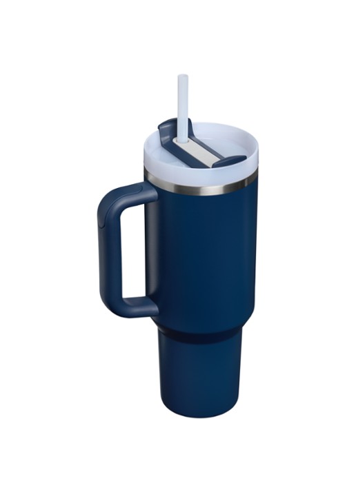 Stanley De Quencher® H2.O FlowState™ thermosfles 1,2 liter - achterkant 3 donkerblauw