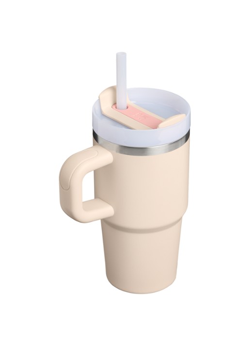 Stanley De Quencher H2.O FlowState™ thermosfles 0,59 liter - achterkant 3 beige