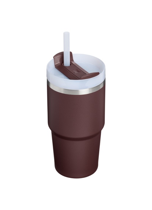Stanley De Quencher H2.O FlowState™ thermosfles 0,59 liter - achterkant 2 donkerbruin