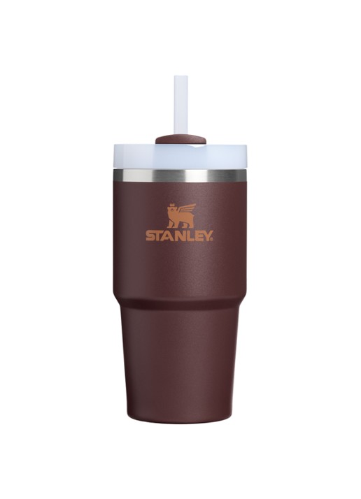 Stanley De Quencher H2.O FlowState™ thermosfles 0,59 liter - voorkant donkerbruin