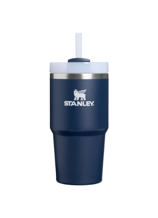 Stanley De Quencher H2.O FlowState™ thermosfles 0,59 liter - voorkant donkerblauw