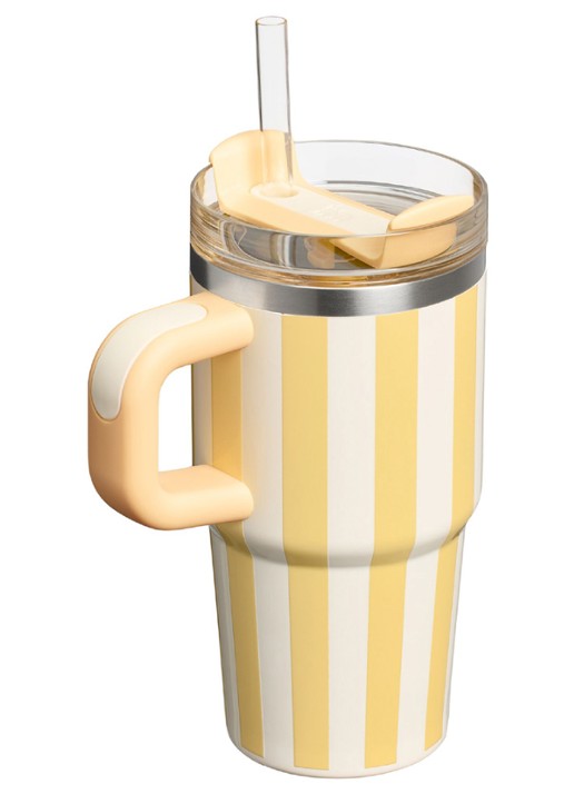 Stanley De Quencher® H2.O FlowState™ thermosfles 0,6 liter - voorkant 2 geel