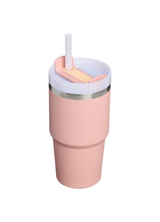 Stanley De Quencher® H2.O FlowState™ thermosfles 0,6 liter - achterkant 3 zalmroze