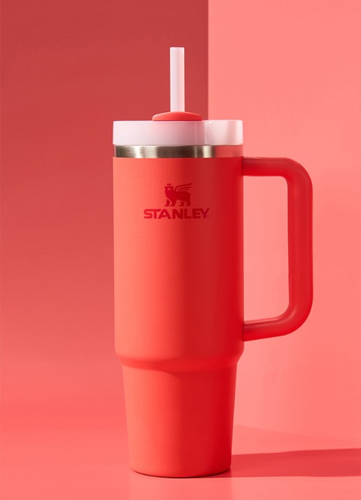 Stanley De Quencher® H2.O FlowState™ thermosfles 0,89 liter - detail 4 hot coral / koraalrood
