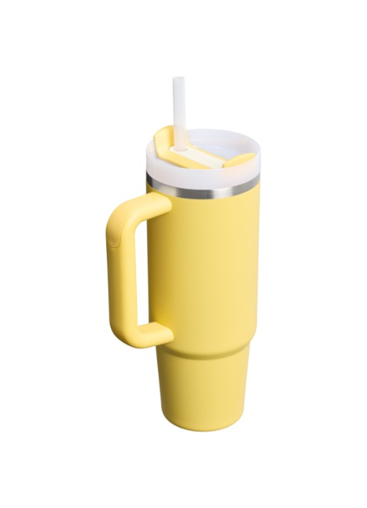 Stanley De Quencher® H2.O FlowState™ thermosfles 0,89 liter - achterkant 2 geel