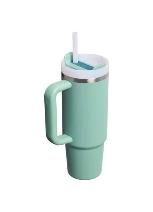 Stanley De Quencher® H2.O FlowState™ thermosfles 0,89 liter - achterkant lichtgroen