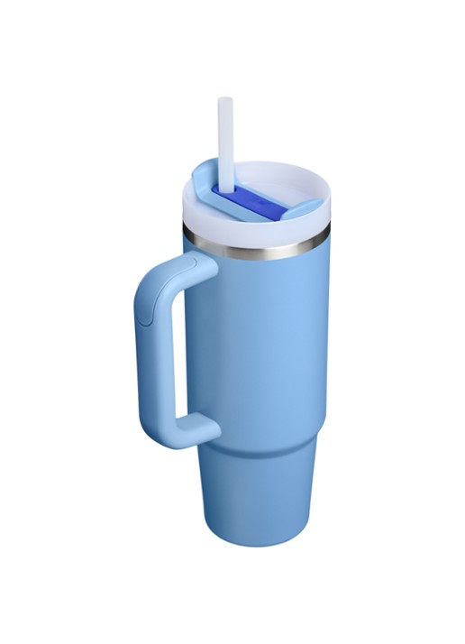 Stanley De Quencher® H2.O FlowState™ thermosfles 0,89 liter - achterkant 2 blauw