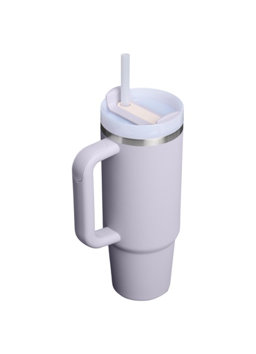 Stanley De Quencher® H2.O FlowState™ thermosfles 0,89 liter - achterkant 3 paars