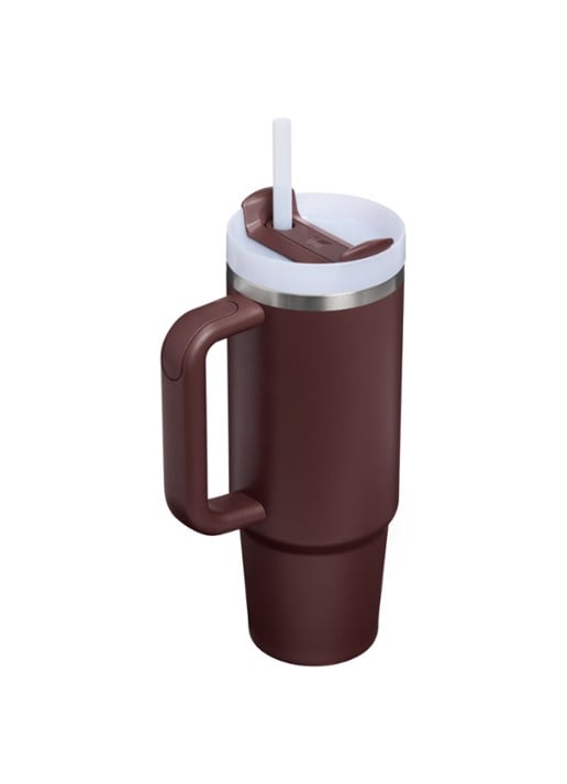 Stanley De Quencher H2.O FlowState™ thermosfles 0,89 liter - achterkant donkerbruin