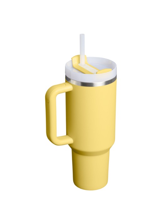 Stanley De Quencher® H2.O FlowState™ thermosfles 1,2 liter - achterkant 3 geel
