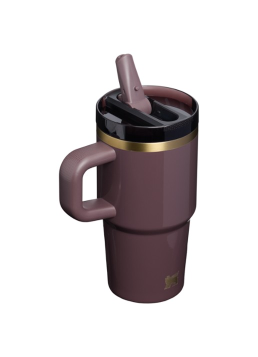 Stanley De Quencher ProTour Flip Straw thermosfles 0,59 liter - achterkant 2 aubergine