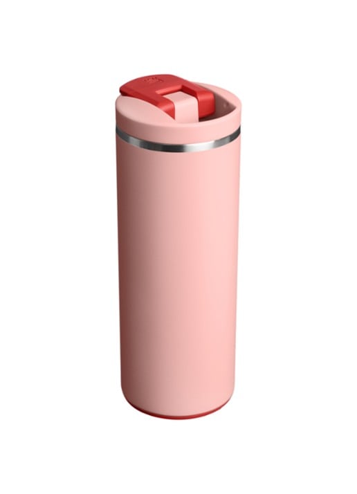 Stanley De Transit Flip Top thermosbeker 0,35 liter - achterkant 3 zalmroze