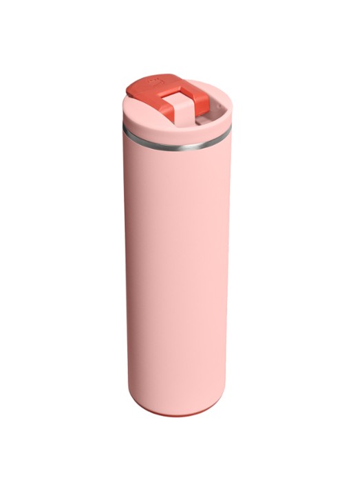 Stanley De Transit Flip Top thermosbeker 0,47 liter - achterkant 2 zalmroze