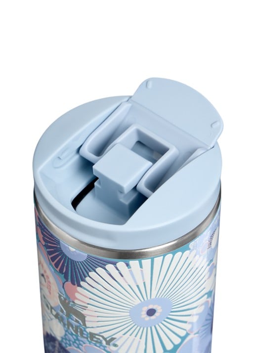 Stanley De Transit Flip Top thermosbeker 0,47 liter - detail lichtblauw