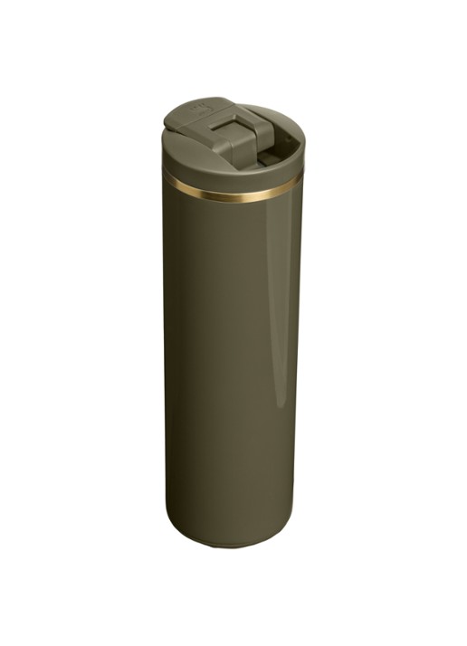 Stanley De Transit Fliptop thermosbeker 0,47 liter - achterkant mosgroen