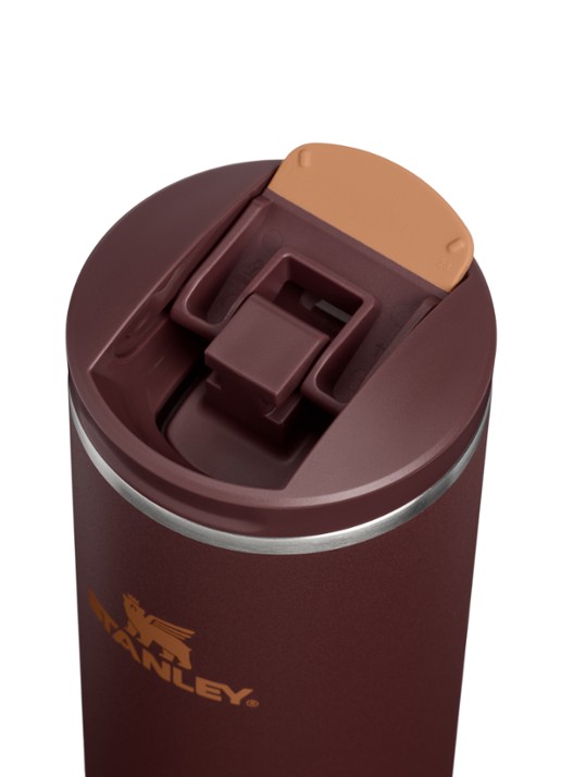 Stanley De Transit Fliptop thermosbeker 0,59 liter - detail donkerbruin