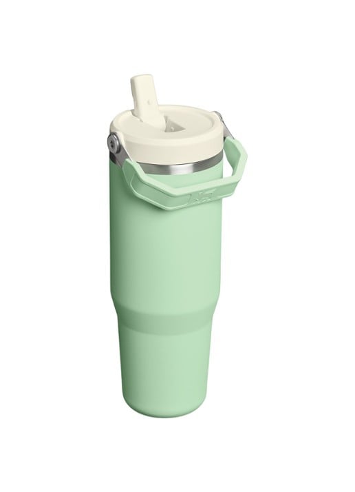 Stanley Ice Flow Flip Straw waterfles 0,89 liter - voorkant 2 lichtgroen