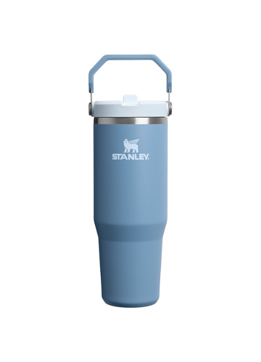 Stanley Ice Flow Flip Straw waterfles 0,89 liter - voorkant indigo