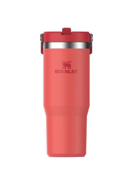 Stanley Ice Flow Flip Straw waterfles 89 cl  - voorkant koraal