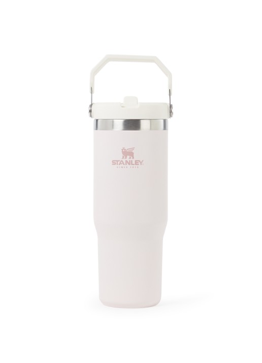 Stanley PMI The IceFlow™ Flip Straw Tumbler thermosfles 0,89 liter - voorkant lichtroze