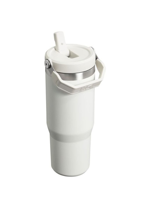Stanley PMI The IceFlow™ Flip Straw Tumbler thermosfles 0,89 liter - voorkant 3 ivoor