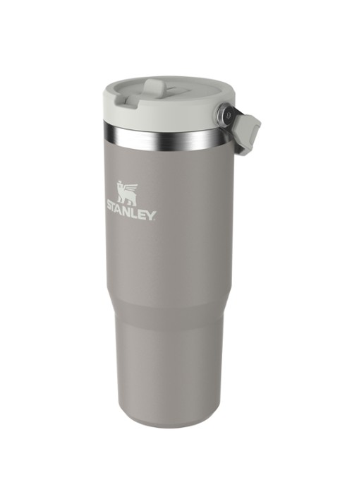 Stanley PMI The IceFlow™ Flip Straw Tumbler thermosfles 0,89 liter - voorkant 2 middengrijs