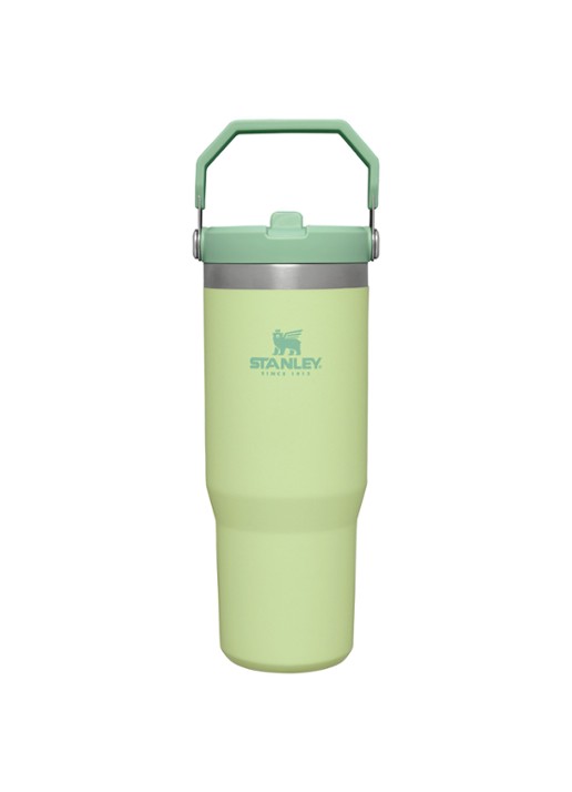 Stanley PMI The IceFlow™ Flip Straw Tumbler thermosfles 0,89 liter - voorkant 2 lime