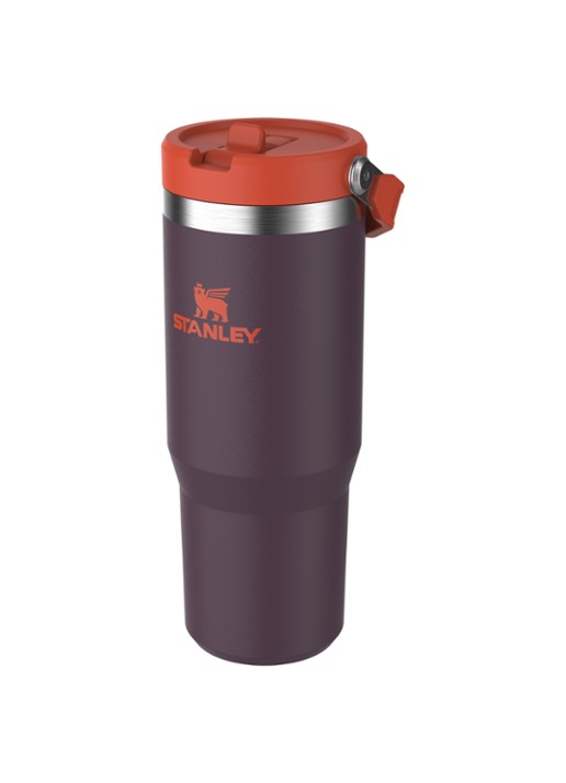 Stanley PMI The IceFlow™ Flip Straw Tumbler thermosfles 0,89 liter - voorkant 3 paars