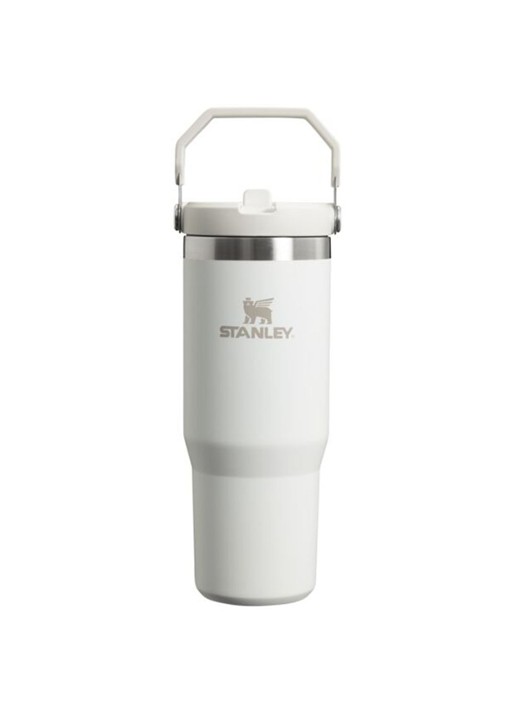 Stanley PMI The IceFlow™ Flip Straw Tumbler thermosfles 0,89 liter - voorkant ivoor
