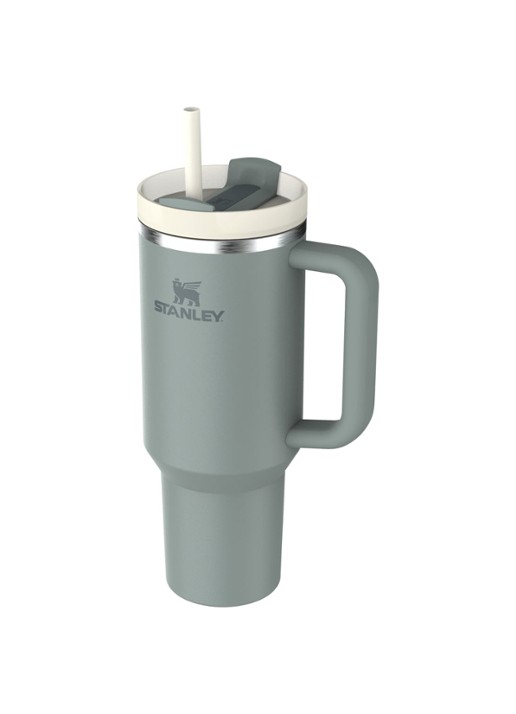 Stanley Quencher H2.0 Flowstate Tumbler thermosfles 1,2 liter  - detail lindegroen