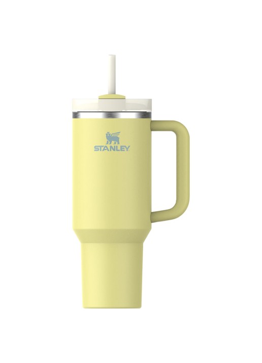 Stanley Quencher H2.0 Flowstate Tumbler thermosfles 1,2 liter  - voorkant 3 lichtgeel