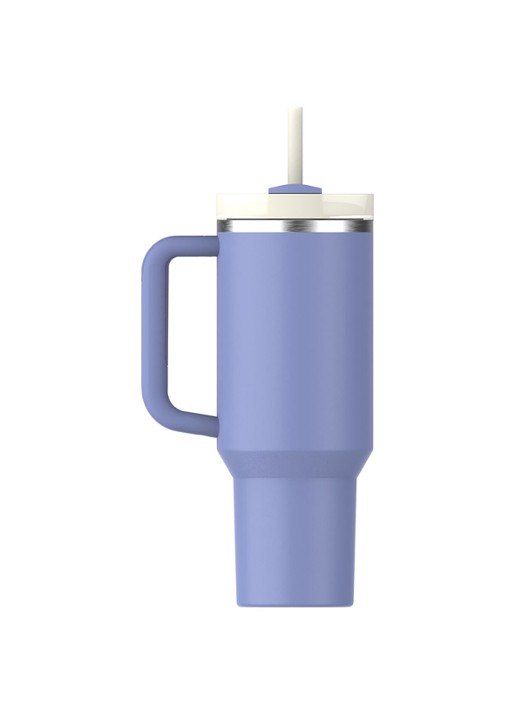 Stanley Quencher H2.0 Flowstate Tumbler thermosfles 1,2 liter  - achterkant 6 lavendel