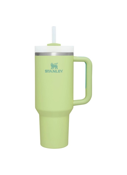 Stanley Quencher - H2.0 Flowstate™ thermosfles 1,18 liter - voorkant 5 citron - groen