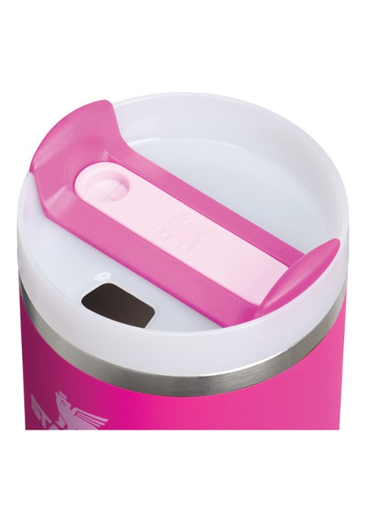 Stanley Quencher H2.O FlowState waterfles 0,6 liter - achterkant fuchsia