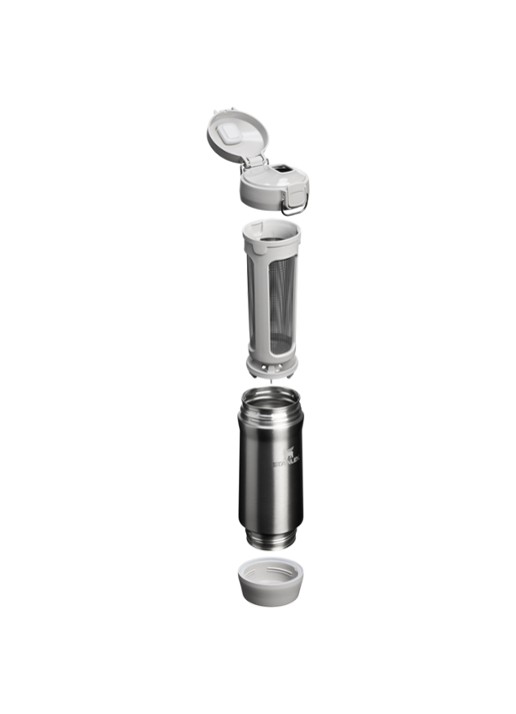 Stanley Stay Fresh Yerba Mate Keeper thermosfles - detail grijs