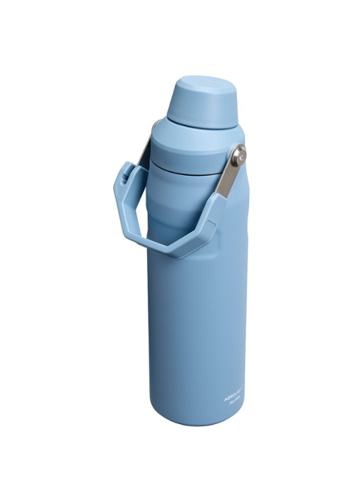 Stanley The Ice Flow Fast Flow waterfles 0,7 liter - voorkant 3 staalblauw