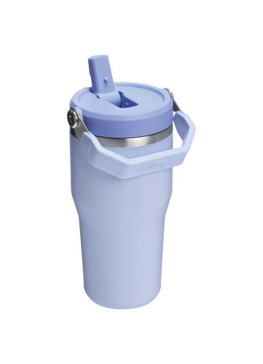 Stanley The IceFlow™ Flip Straw waterfles 0,6 liter - voorkant 2 lichtblauw