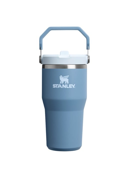 Stanley The IceFlow™ Flip Straw waterfles 0,6 liter - voorkant indigo