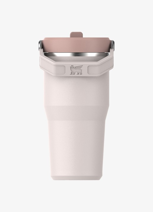Stanley The IceFlow™ Flip Straw waterfles 60 cl  - achterkant rose quartz / roze