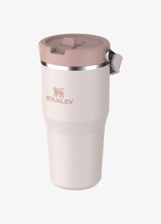 Stanley The IceFlow™ Flip Straw waterfles 60 cl  - voorkant 3 rose quartz / roze