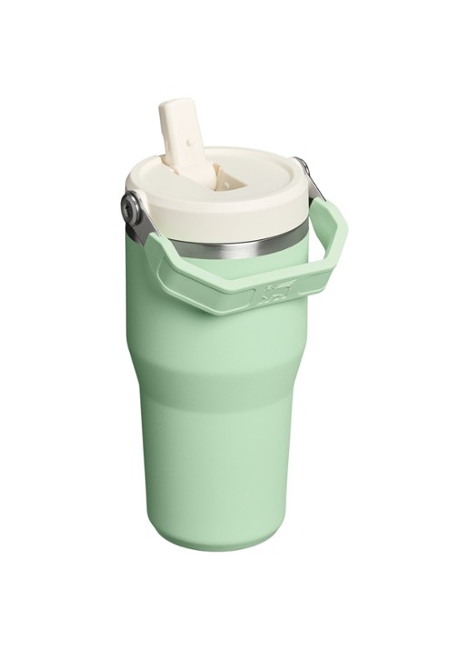 Stanley The IceFlow™ Flip Straw waterfles 0,6 liter - voorkant 3 lichtgroen