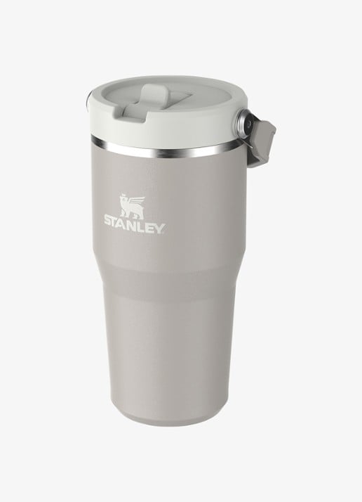 Stanley The IceFlow™ Flip Straw waterfles 60 cl  - voorkant 2 ash / grijs
