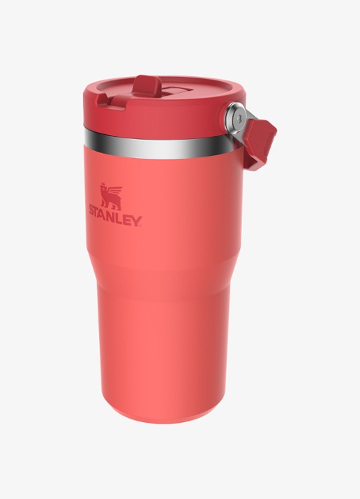 Stanley The IceFlow™ Flip Straw waterfles 60 cl  - voorkant 2 hot coral / koraalrood