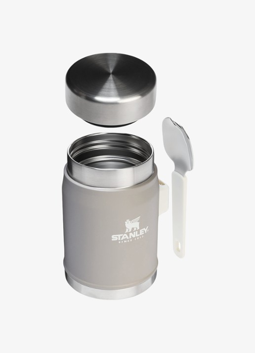 Stanley The Legendary Food Jar + Spork lunchbox 40 cl - voorkant 2 ash 2.0 / grijs