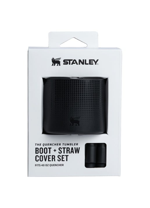 Stanley The Quencher® bekerhoes en rietjes dop 3-delig - detail 3 zwart