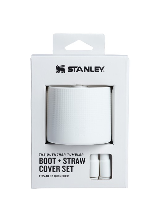 Stanley The Quencher® bekerhoes en rietjes dop 3-delig - detail 3 lichtgrijs