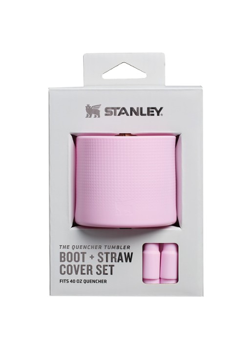 Stanley The Quencher® bekerhoes en rietjes dop 3-delig - detail 3 roze