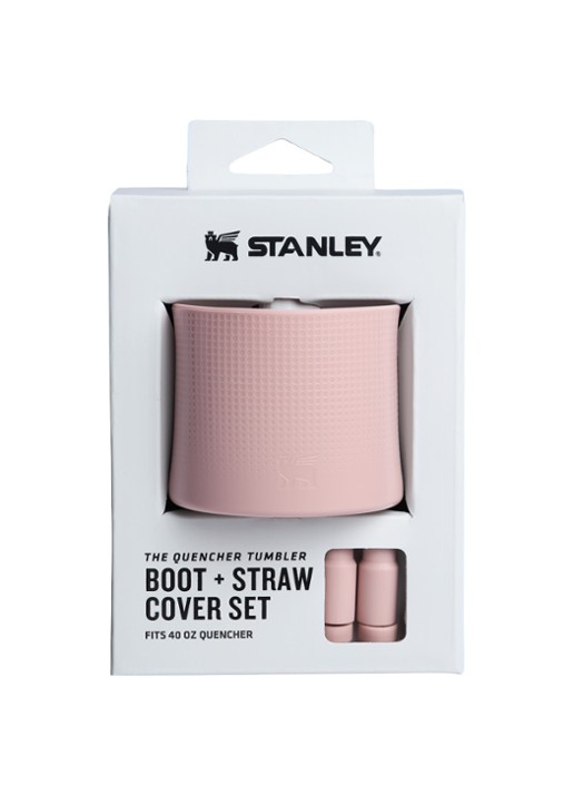 Stanley The Quencher® bekerhoes en rietjes dop 3-delig - detail 3 zalmroze