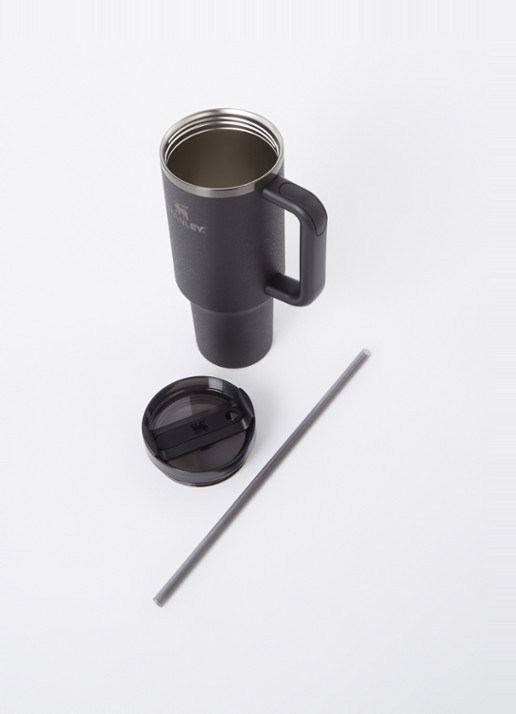 Stanley The Quencher H2.O FlowState™ Tumbler thermofles 1,18 liter - voorkant 2 zwart